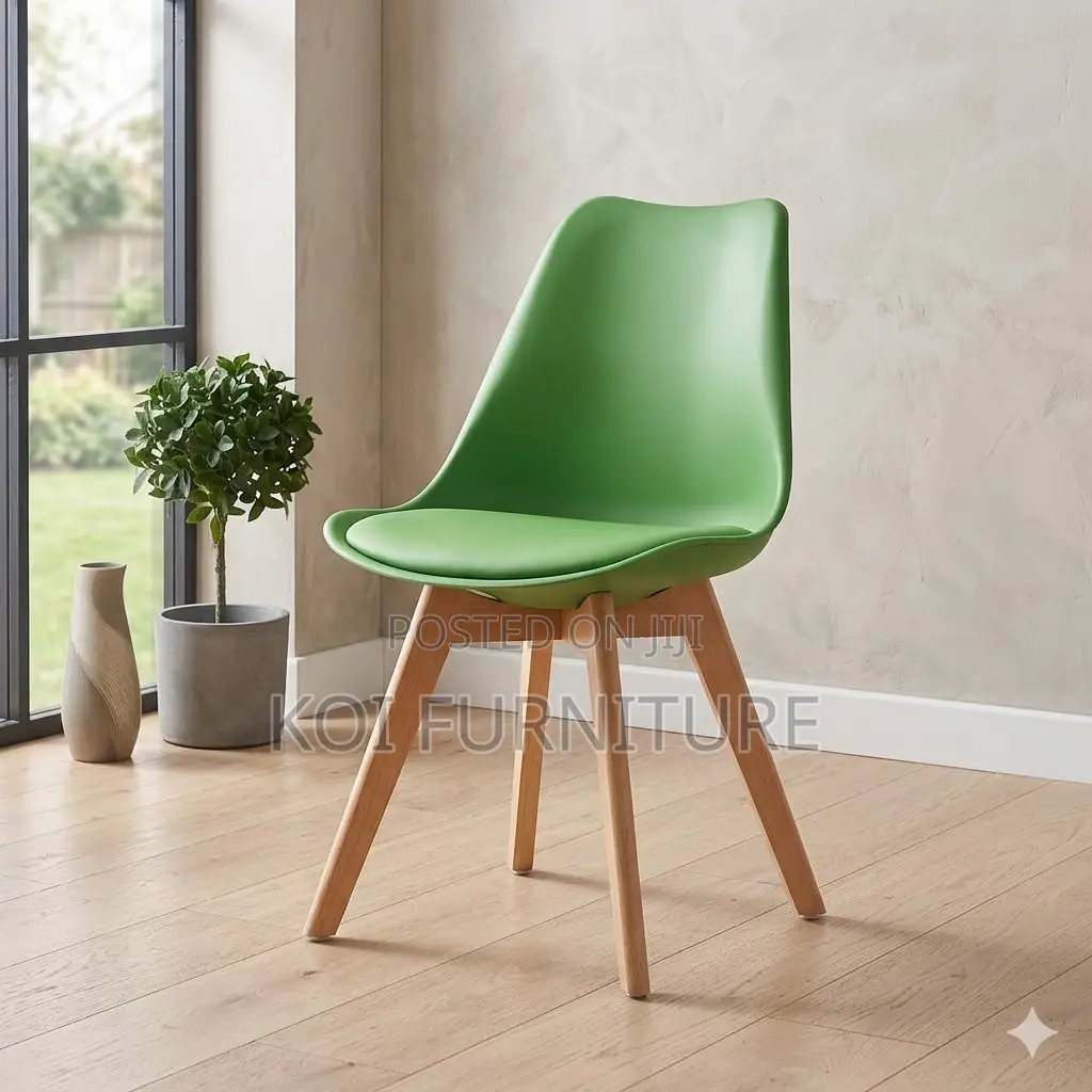 Dining Chairs; Dining Eames Chairs With Wooden Legs