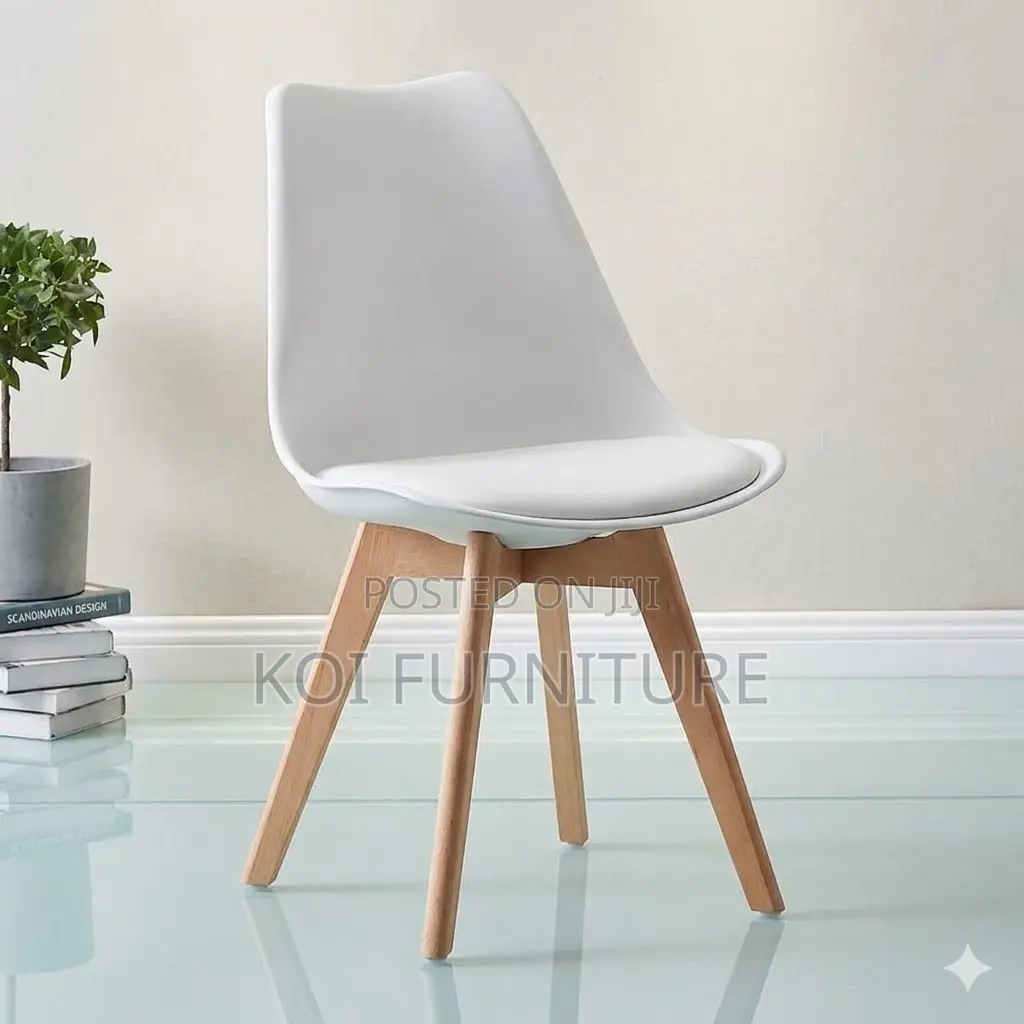 Dining Chairs; Dining Eames Chairs With Wooden Legs