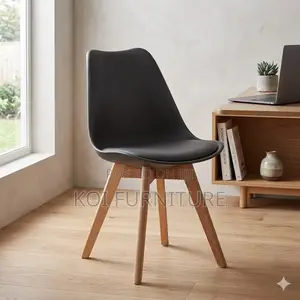 Dining Chairs; Dining Eames Chairs With Wooden Legs