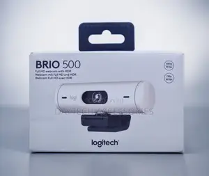 This Is a Logitech Brio 500 Full Hd Webcam - Black