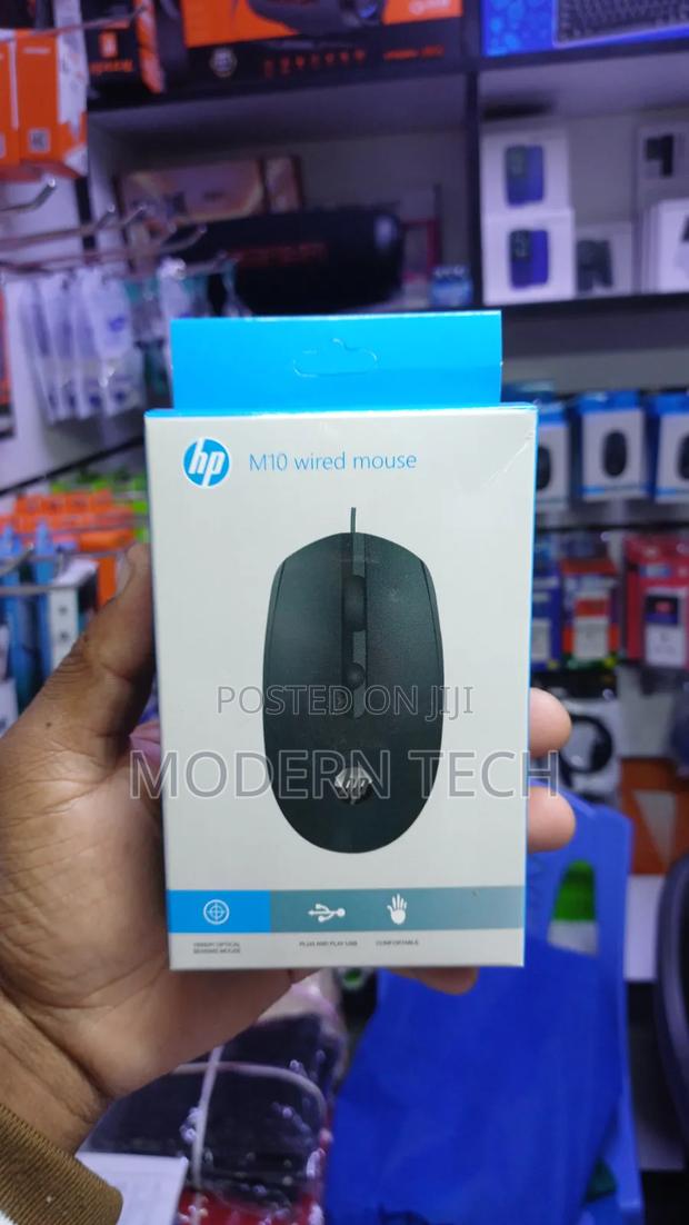 Hp M10 Wired Usb Mouse – 3 Button Optical Mouse