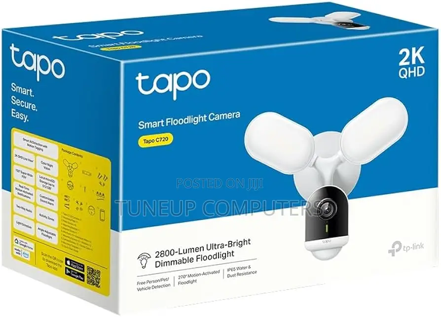 Tp-Link Tapo C720 Smart Floodlight Camera - Tl-Tapo C720