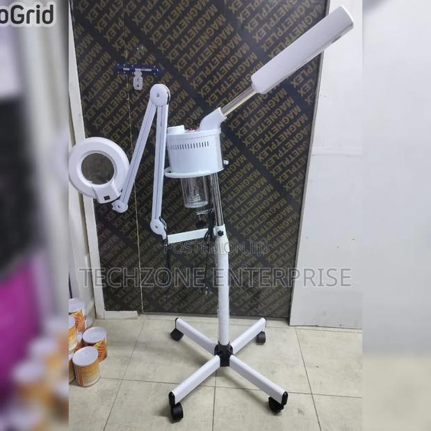 Multifunctional Hot Facial Steamer With Magnifying Glass 