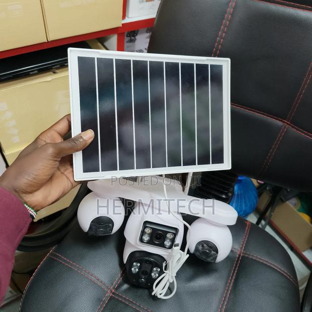 PTZ Remote Viewing 5lens CCTV Cameras Solar Powered CCTV - thumbnail 2