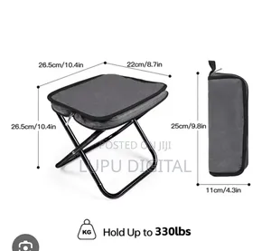 Portable Foldable Stool In Bag