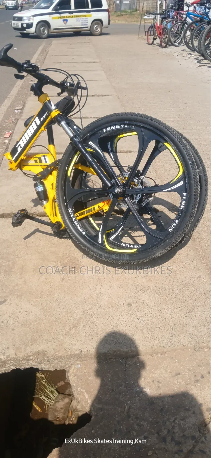 Ex Uk Folding Bike W/ Original Non Breaking Chrome Sports Rims