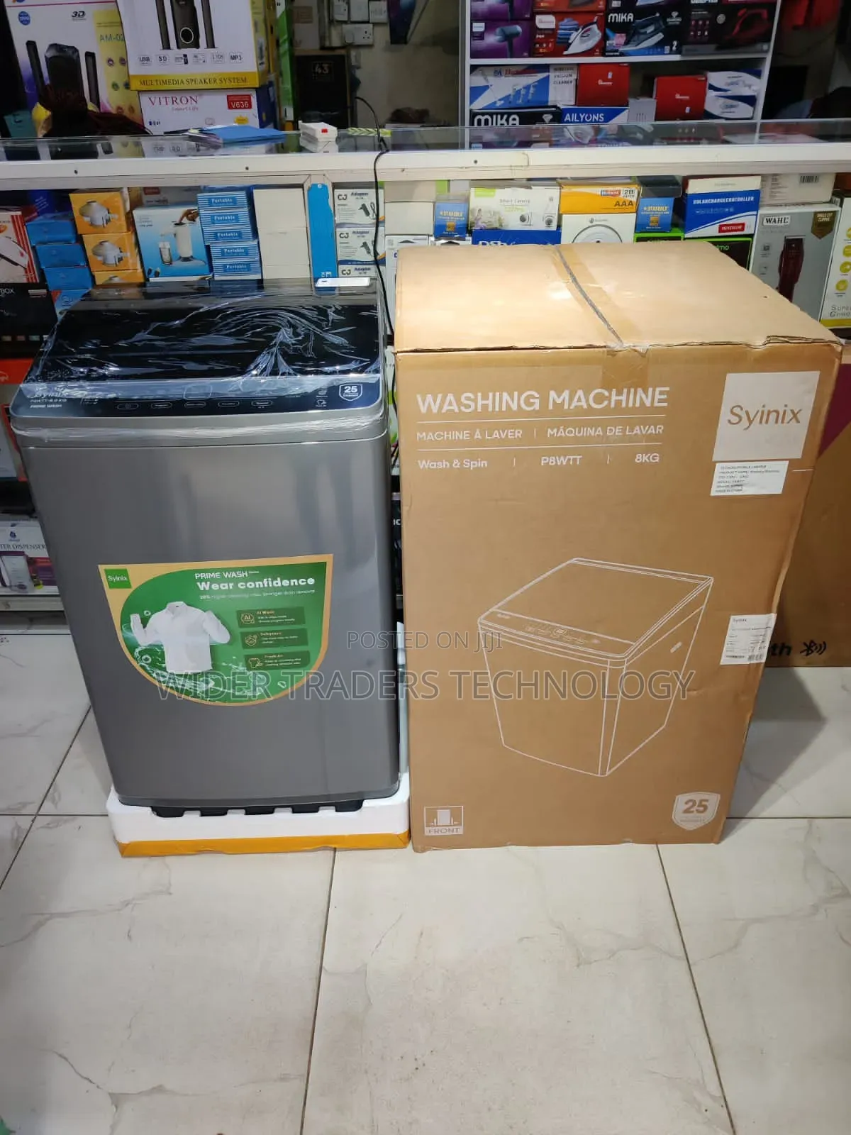 Syinix Washing Machine 8kg Top Load Full Automatic