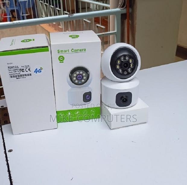 Simcard 4g Indoor Dual Lens PTZ Camera With 2 Way Audio
