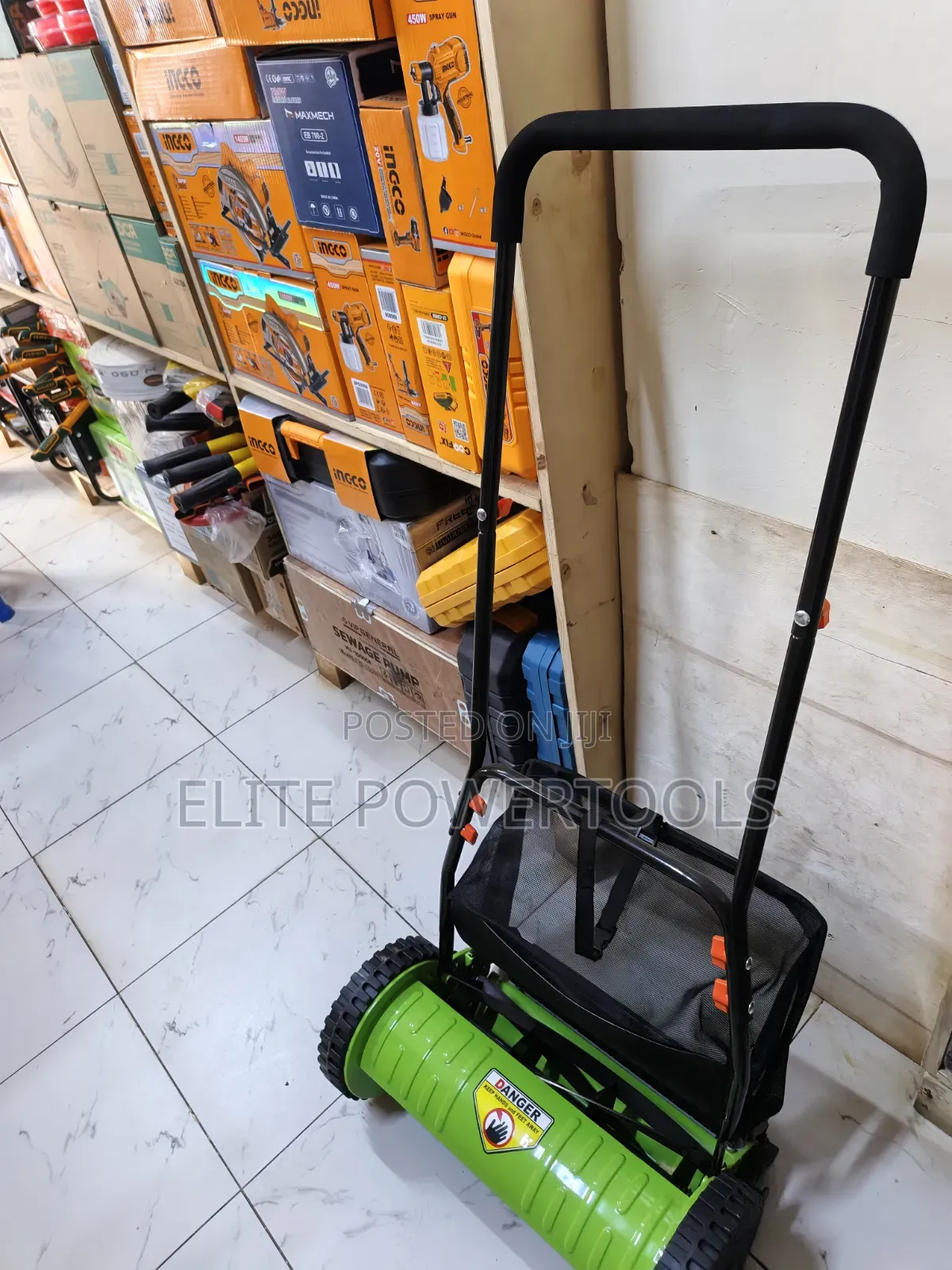 Manual Push Lawn Mower With Grass/ Lawnmower