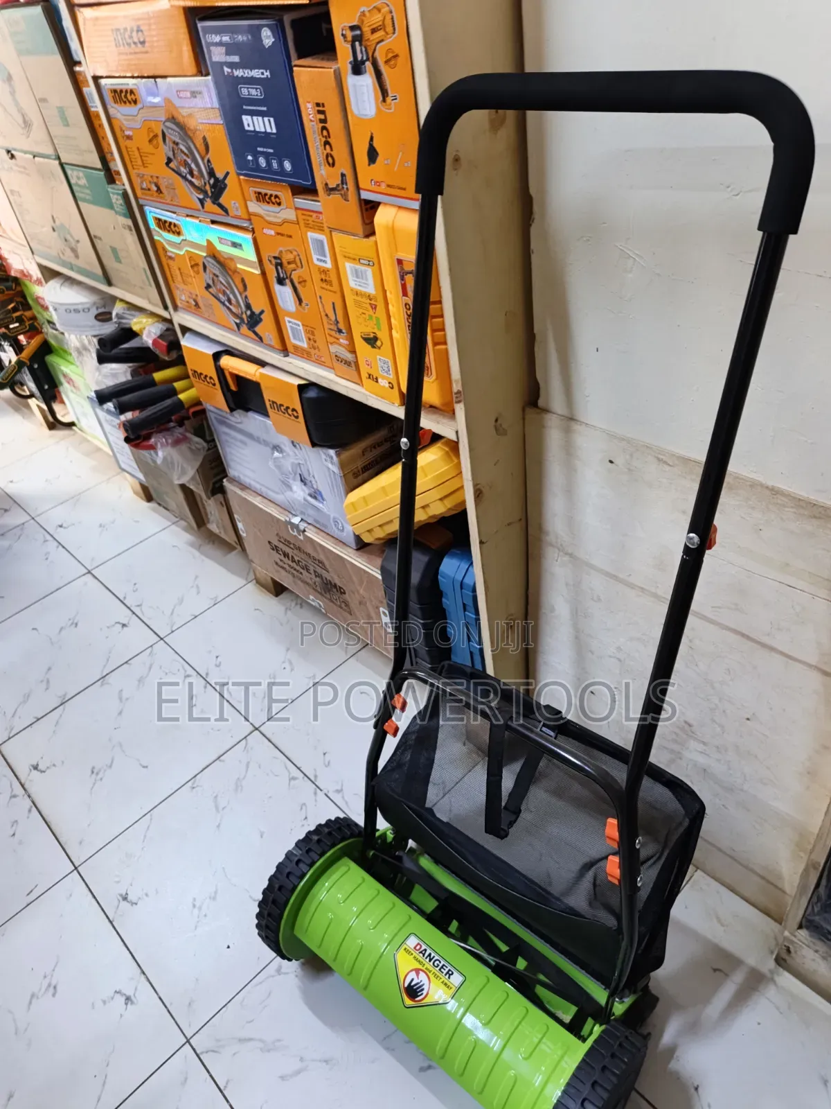Manual Push Lawn Mower With Grass/ Lawnmower