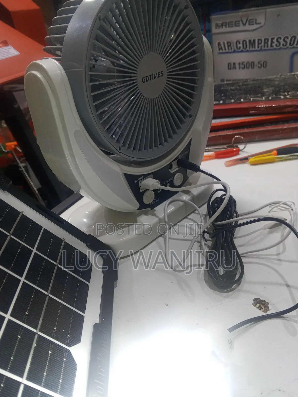 Top Solar Fan With 4 W Panel