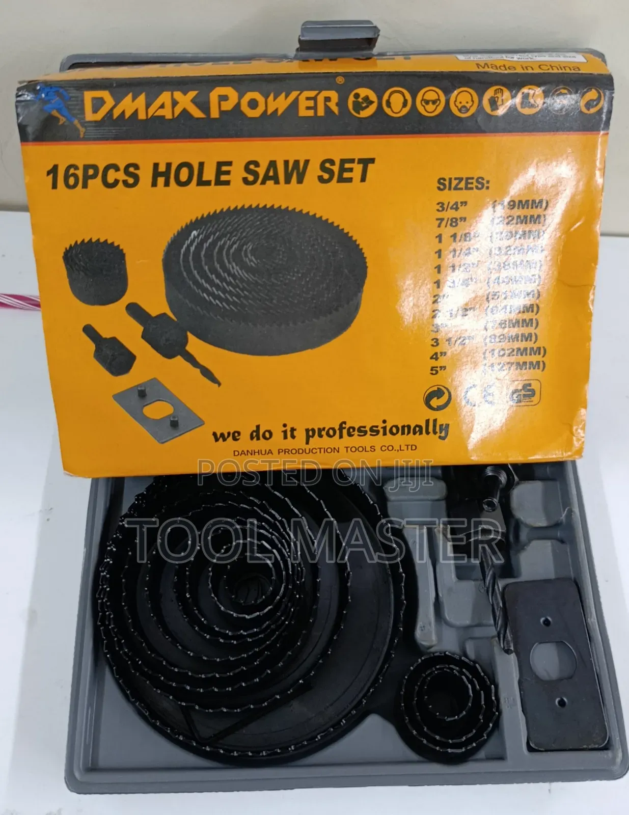 16pc Dmax Holesaw Set/16pc Quality Dmax Holesaw Set
