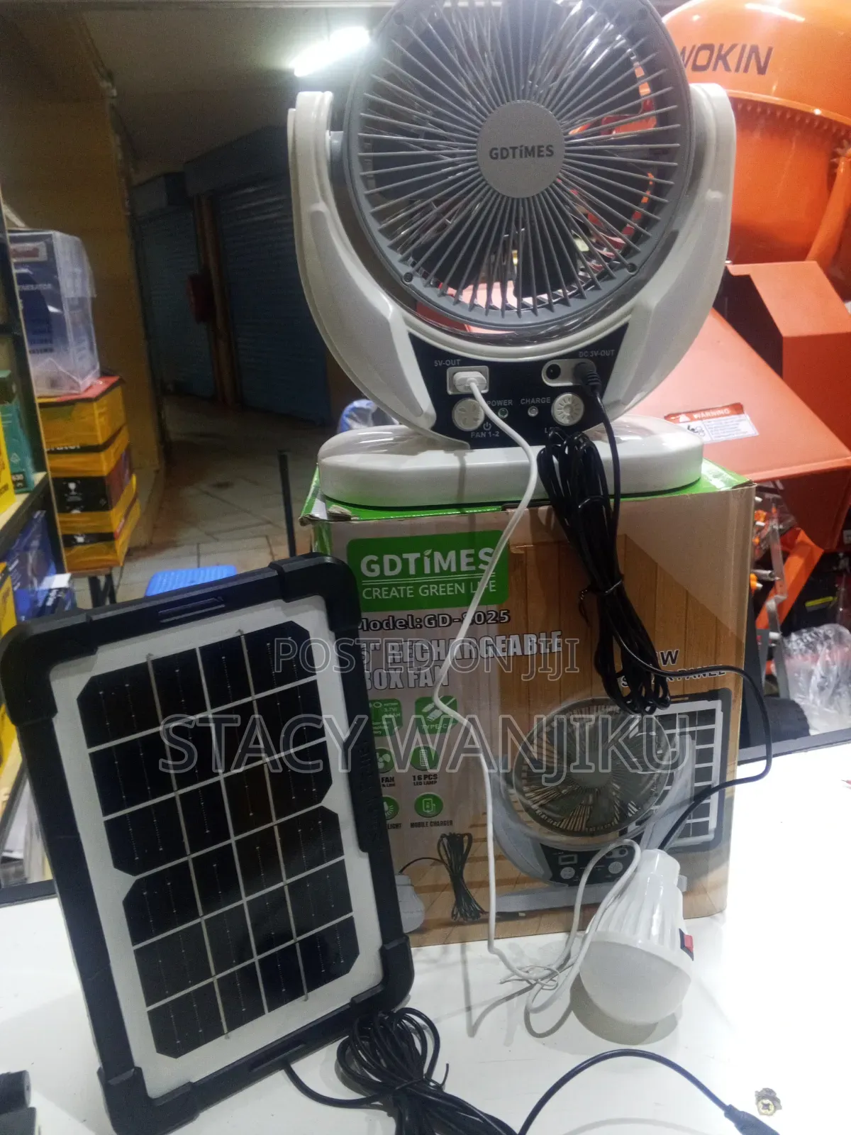 Rechargeable Brand New Box Fan Machine