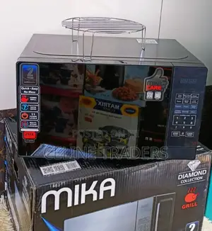 Mika Microwave Oven Grill 20ltr With 1000w Grill Silver