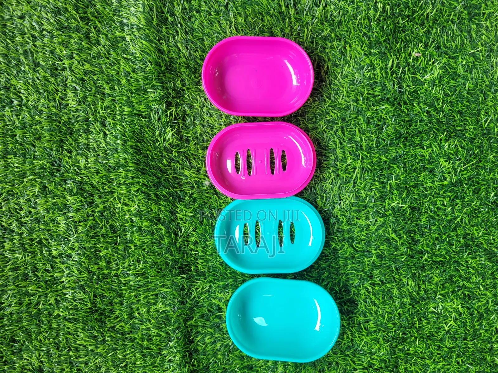 Kenpoly Double-Layer Plastic Soap Dish With Drainage Tray Cover
