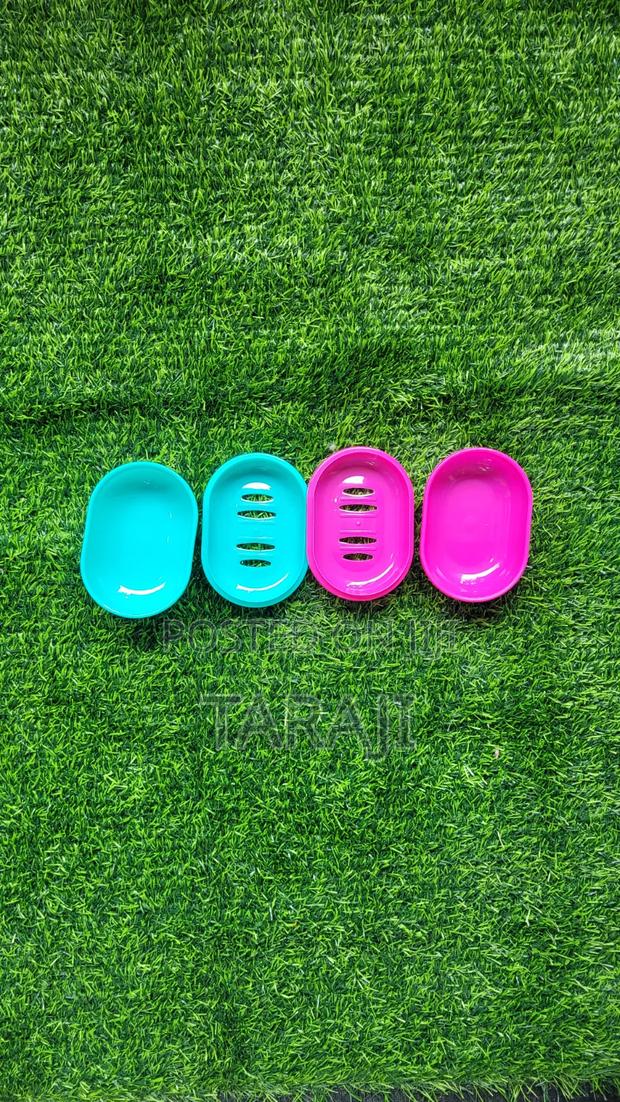 Kenpoly Double-Layer Plastic Soap Dish With Drainage Tray Cover - thumbnail 2