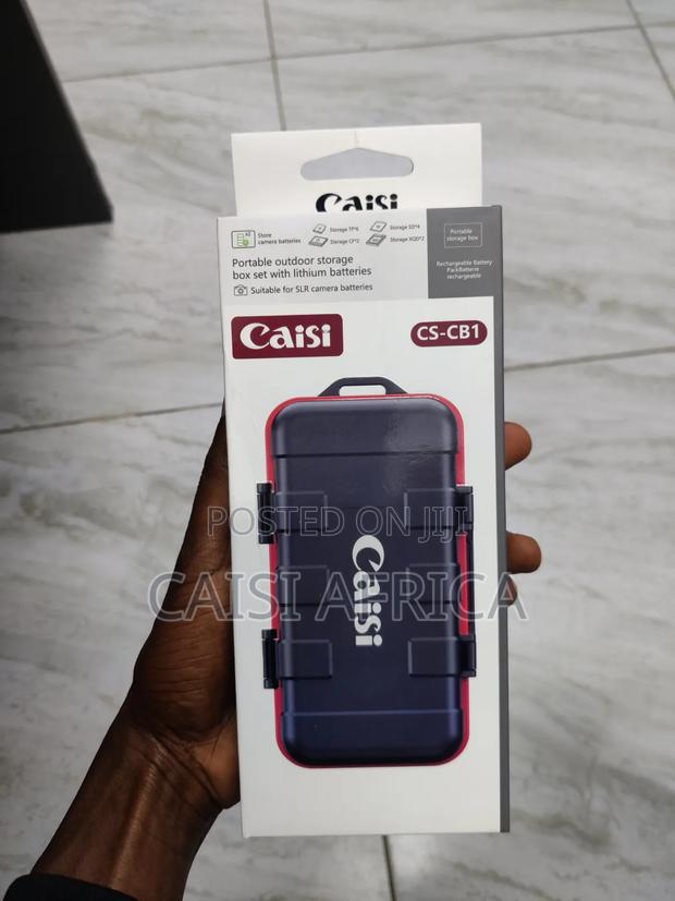 Caisi 16 Slots Memory Card With 2 Battery Storage Case