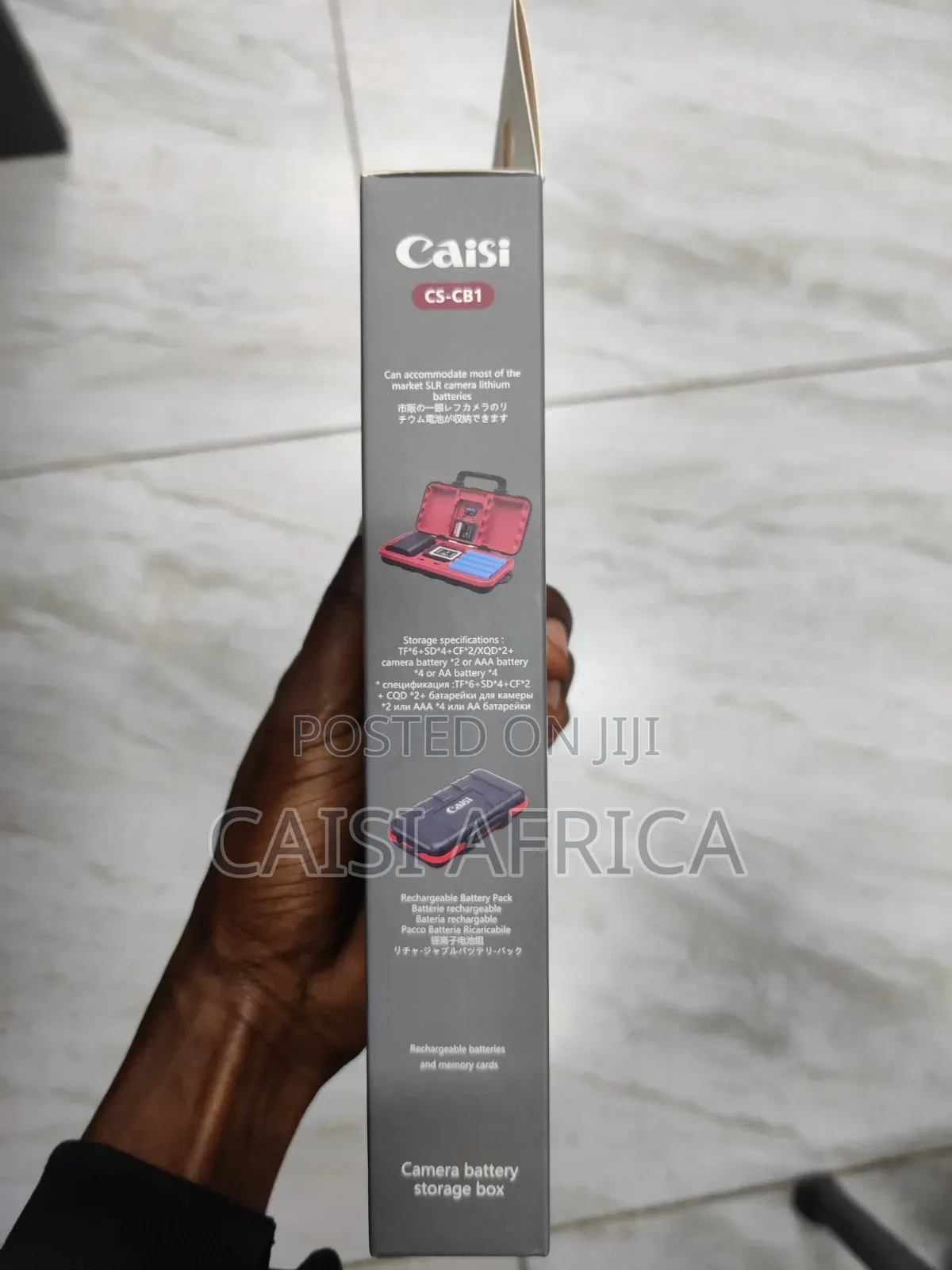 Caisi 16 Slots Memory Card With 2 Battery Storage Case