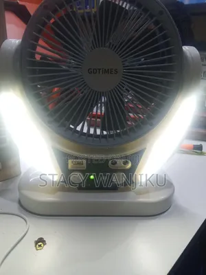Portable Box Fan / Light Indoor Fan
