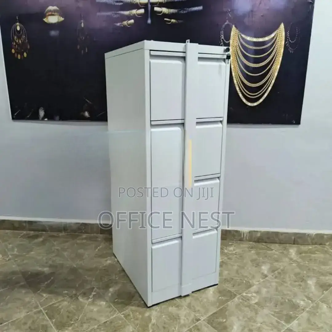 4- Drawer Metallic Cabinet With a Lockbar