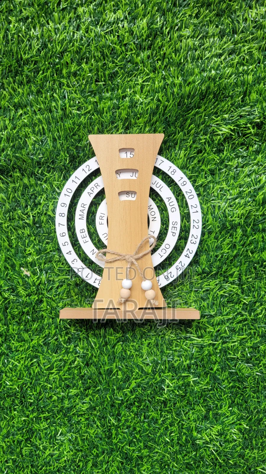 Premium Minimalist Perpetual Calendar –Reusable Desktop Calendar Decor