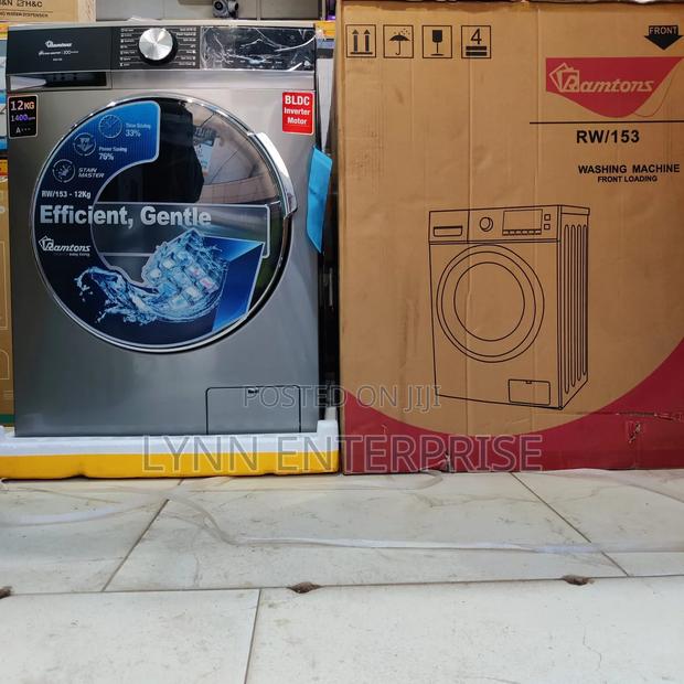 *Ramtons Front Load Fully Automatic 12kg Wash and Spin 1400rpm - Rw153