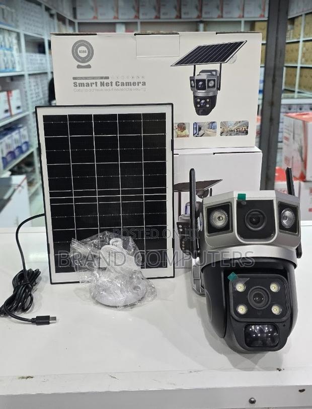 V380smart Net Camera V380 Pro -Wifi Solar Dual Lens Camera