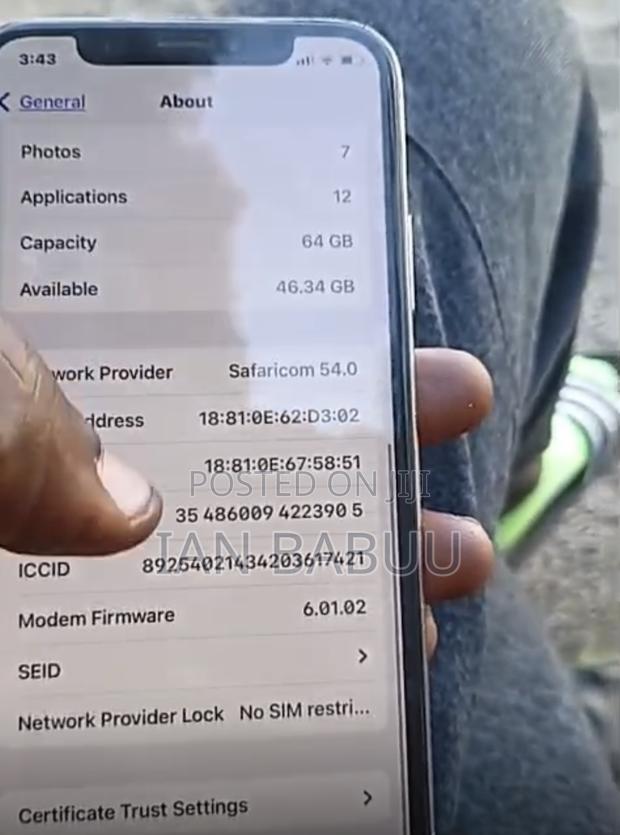 Apple iPhone X 64 GB White - thumbnail 2