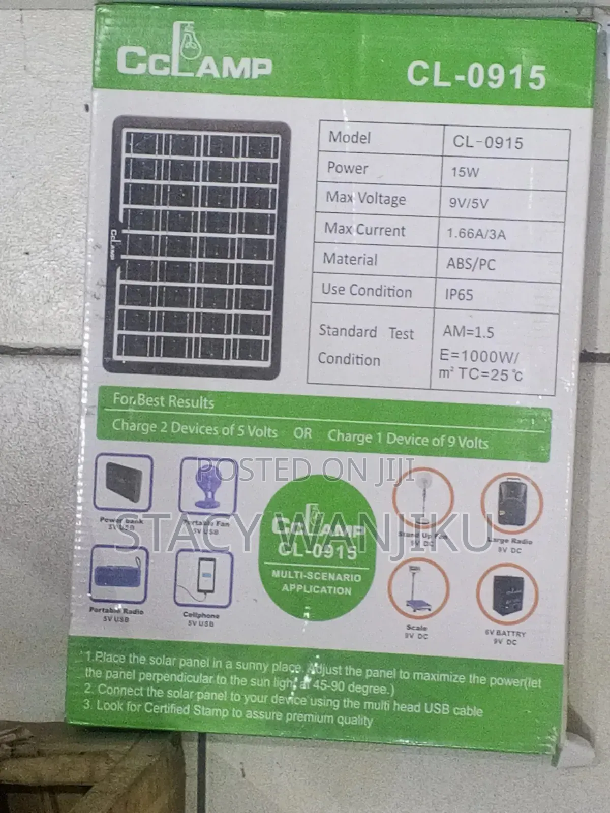 Cclamp Panel Charger/ Mini Panel