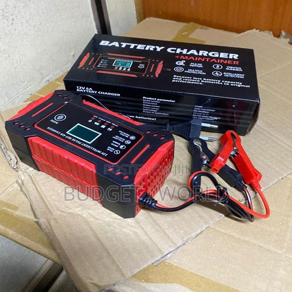 Digital 12v 6a Battery Charger – Smart Charging With LCD Display