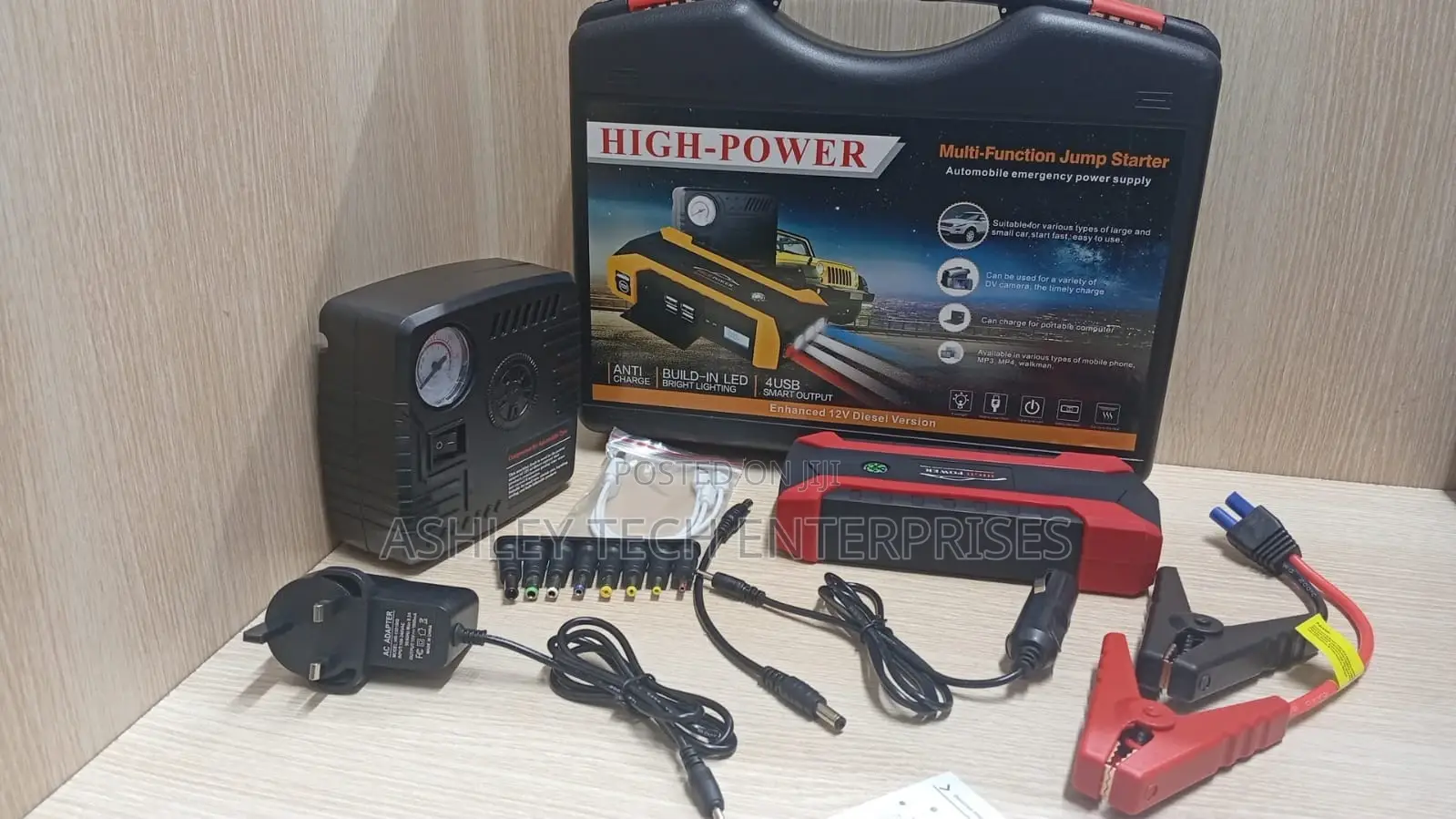 All-in-One Multi-Function Vehicle Rescue Powermax Pro Jump Starter