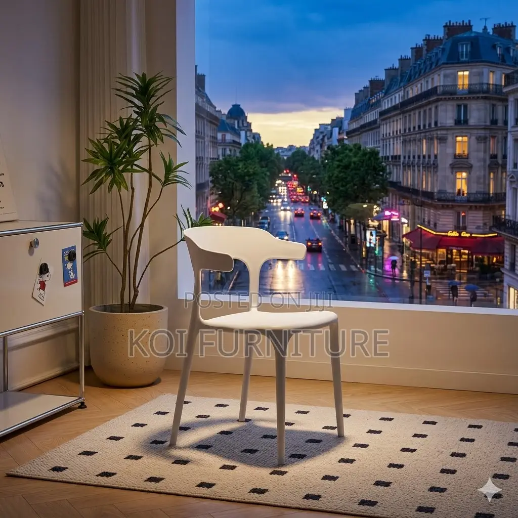 Dining Chairs; Plastic Dining Armless Chairs