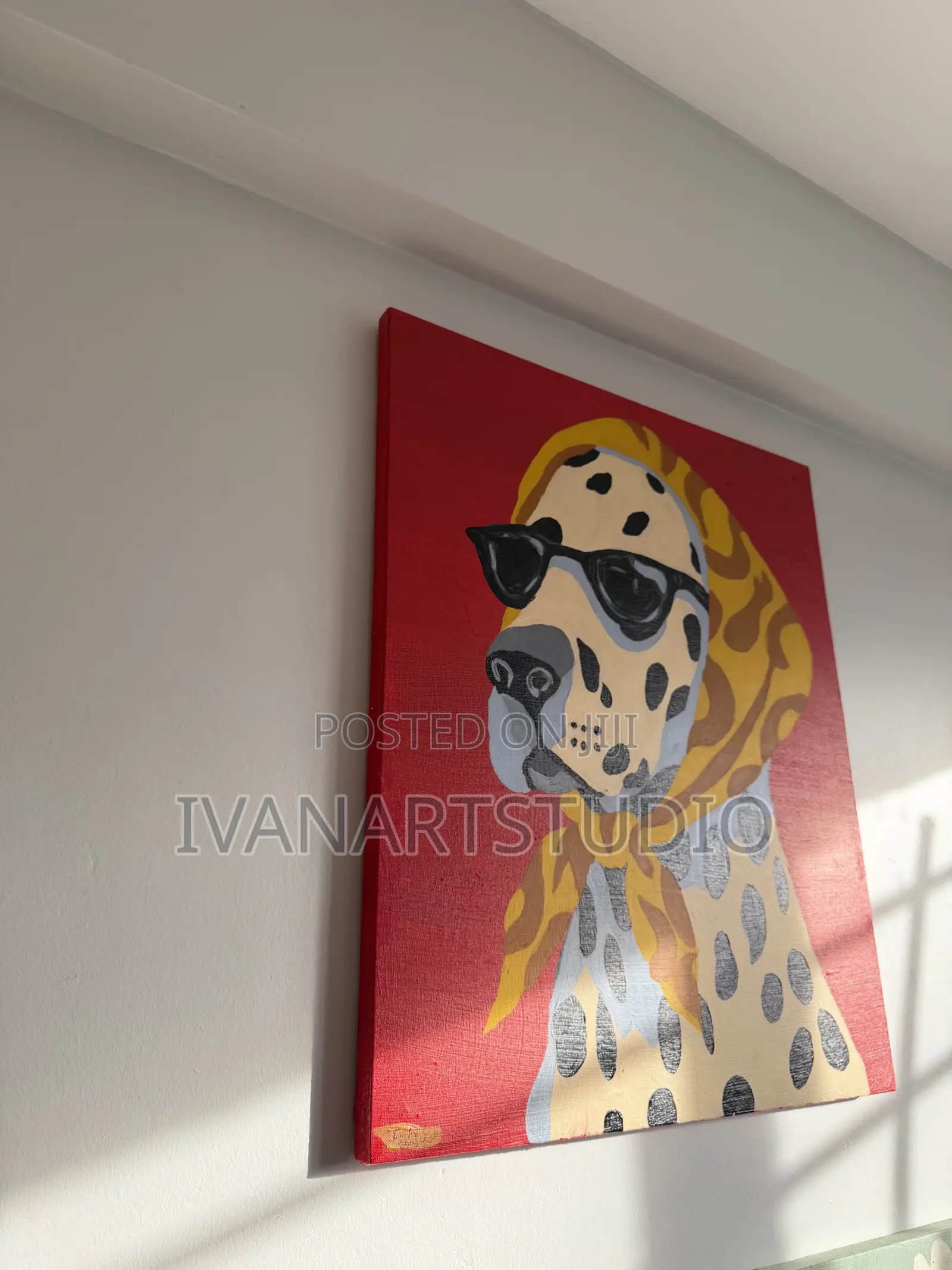 Dalmatian Stylish Dog -Original Painting