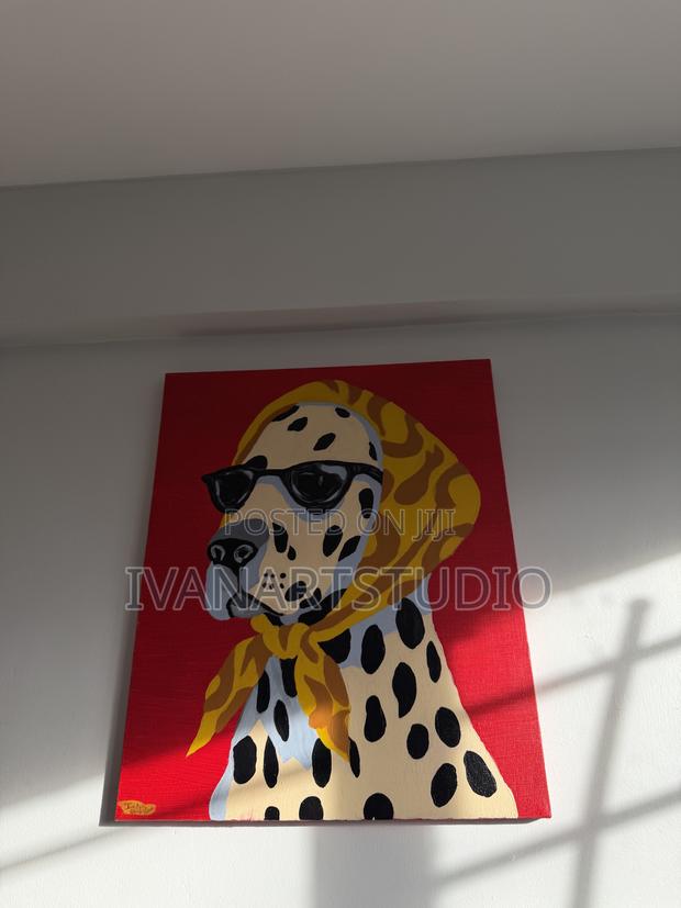 Dalmatian Stylish Dog -Original Painting - thumbnail 8