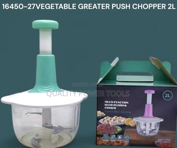  16450-27 Vegetable Grater Push Chopper – 2 Litres