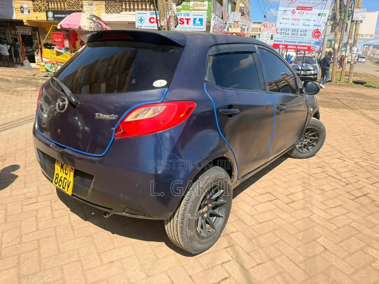 Mazda Demio 2013 Blue