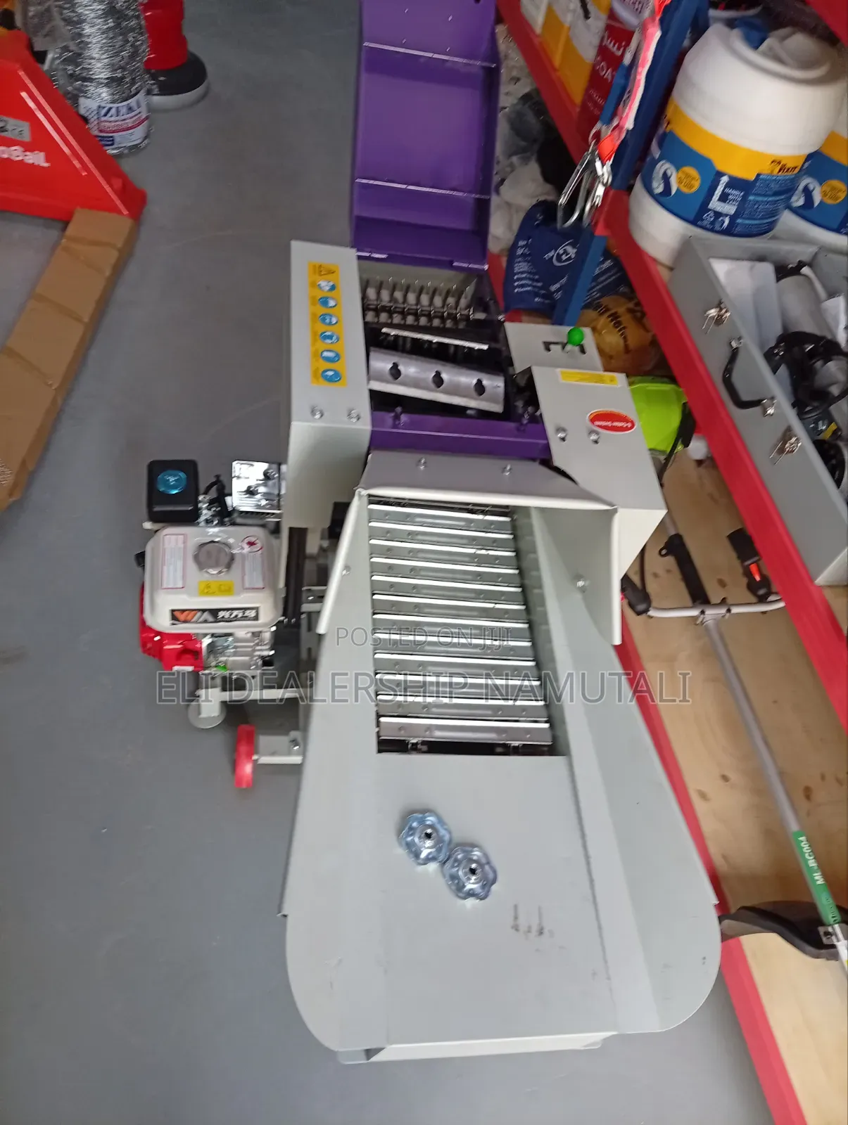 Automatic Feeding Chaff Cutter With 7.5hp Gasoline Engine