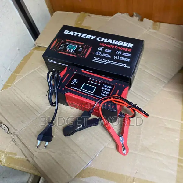 . 12v 6a Automatic Battery Charger – Smart Trickle Charger for Cars 