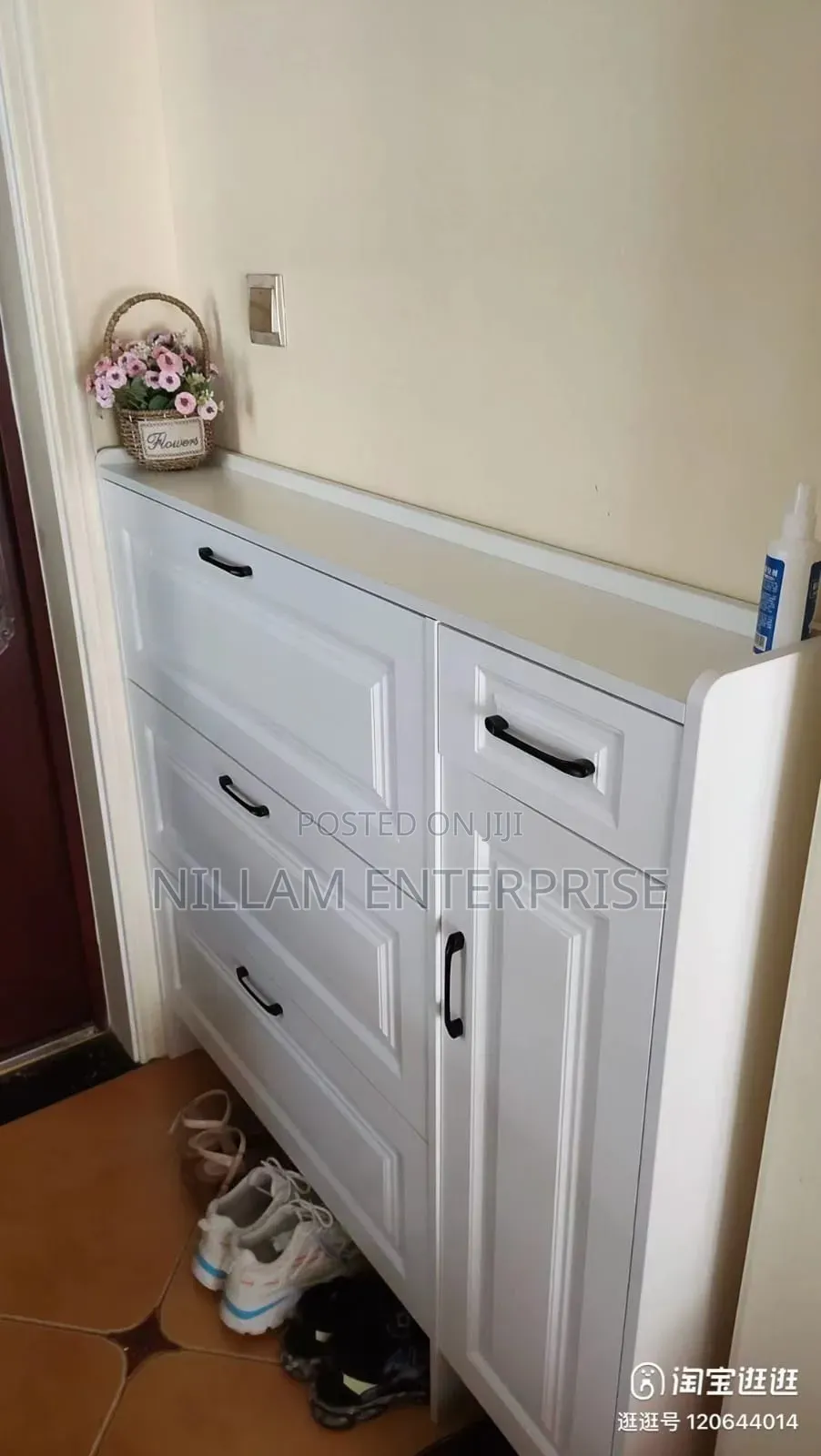 New Model Bucket Flip Shoe Cabinet