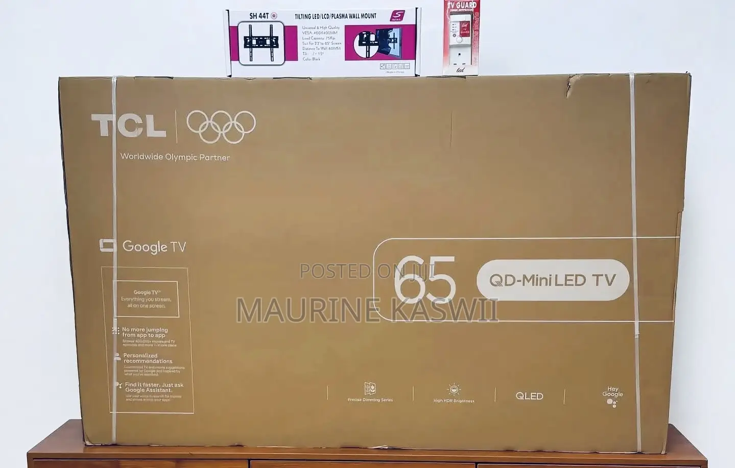 TCL 65” C6k Qd - Miniled Google Frameless Tv