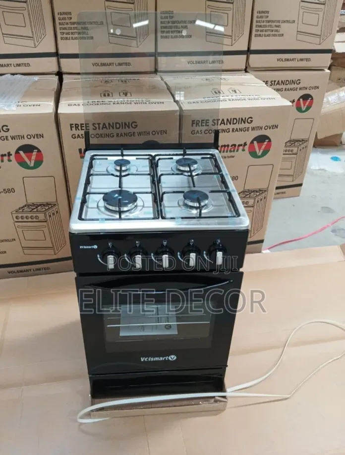 Volsmart 50*55 Full Gas Standing Cooker With Gas Oven