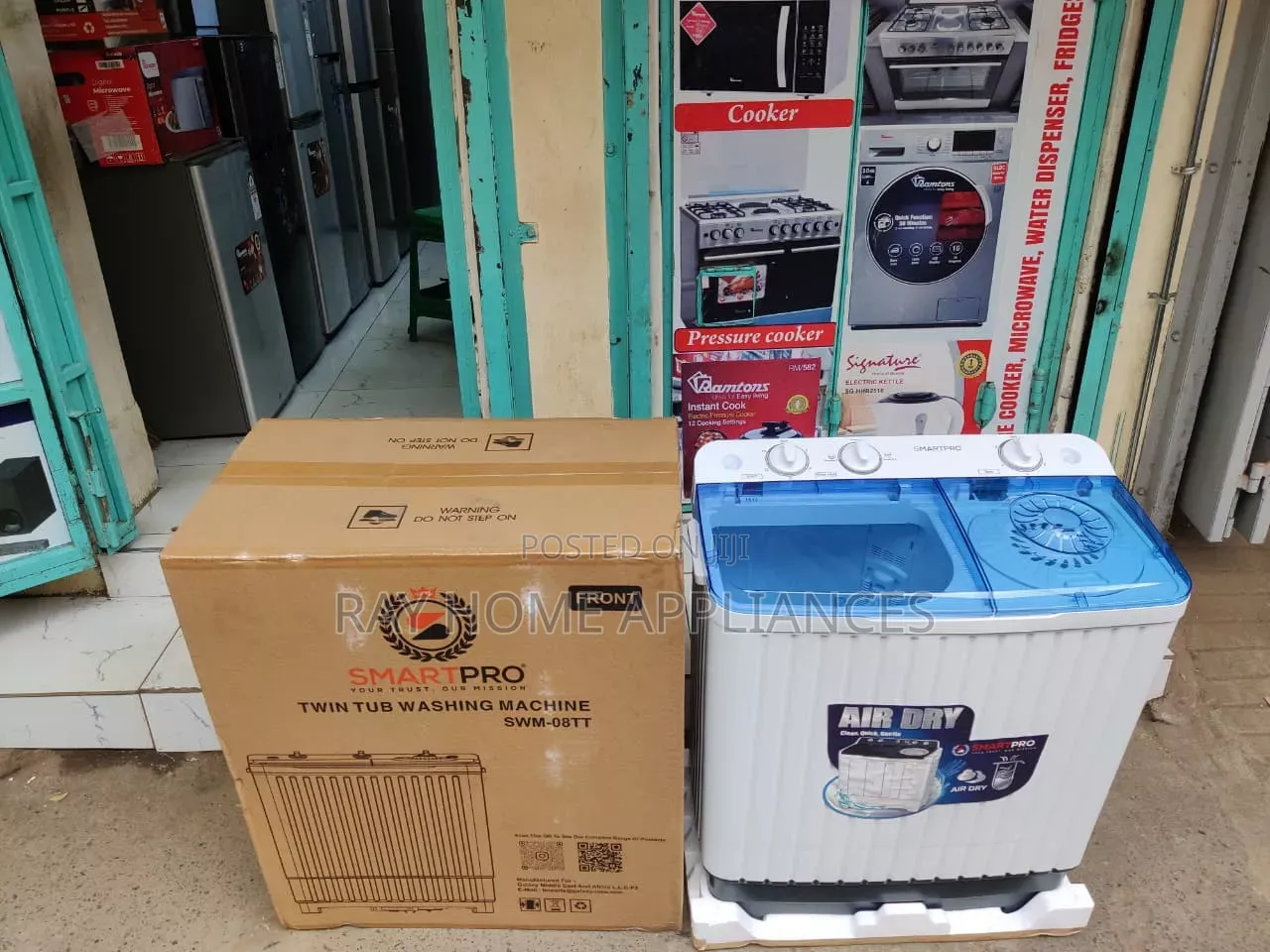 8kgs Semi-Automatic Top Load Washing Machine.