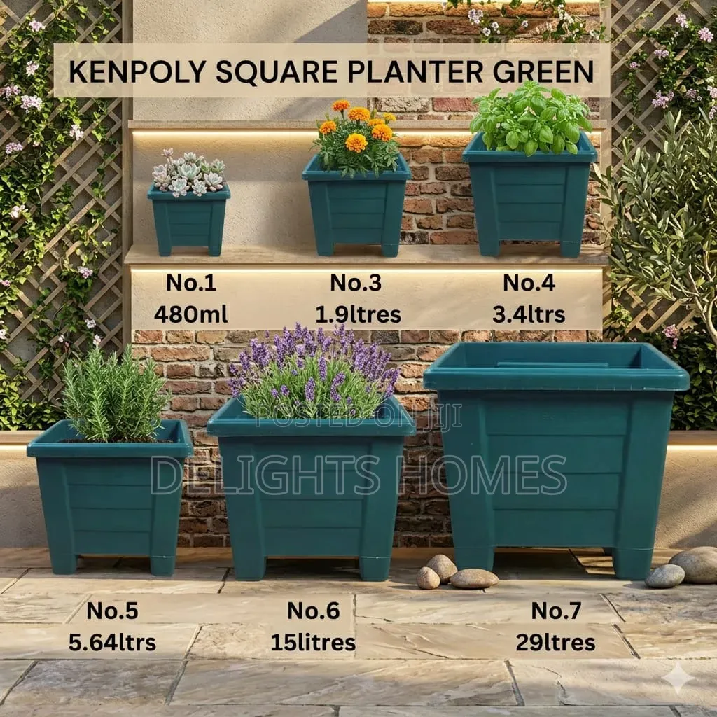 Kenpoly Square Planter 3.5l_b