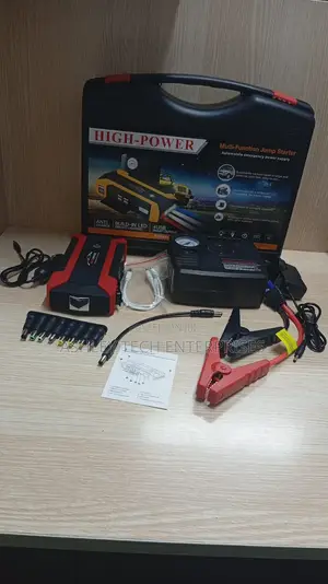 High-Capacity Battery Booster Powermax Pro Multi-Function Jump Starter