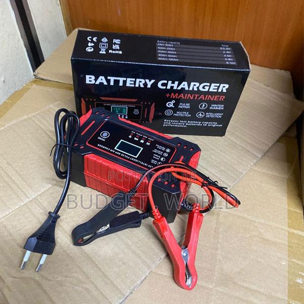 Portable 12v 6a Smart Battery Charger – Compact Automotive Charging S