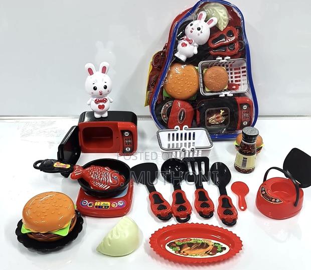 Portable, Backpack-Style Toy Kitchen Set