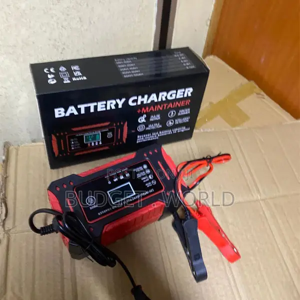 12v 6a Smart Battery Charger With LCD Display – Automatic Trickle Cha