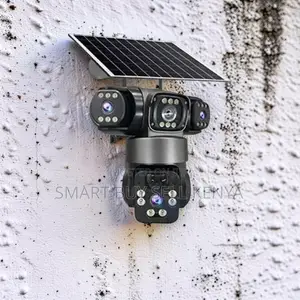 Pir Human Detection 4g PTZ Triple Lens Solar Outdoor Security Camera