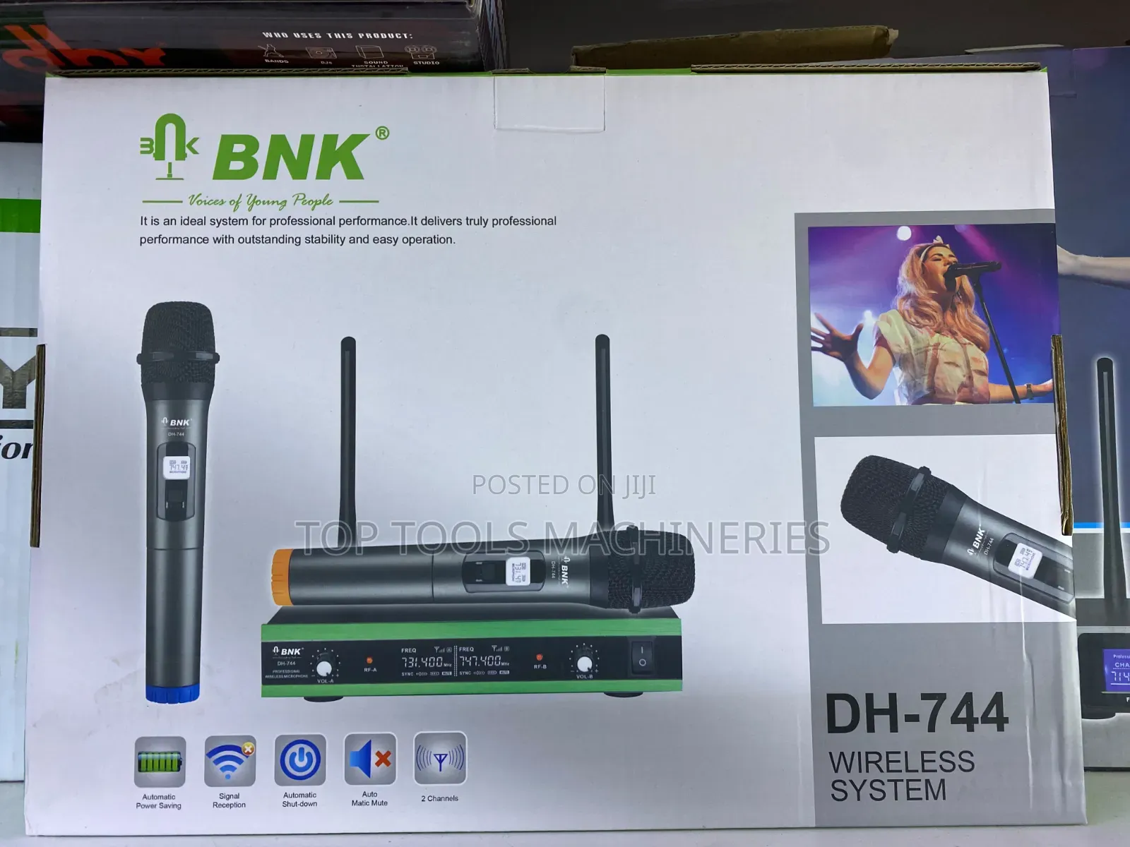BNK 2 in 1 Wireless Microphone Dh-744