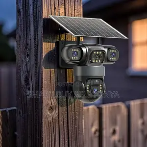 Smart Home Security 20mp 4g PTZ Triple Lens Solar Security Camera